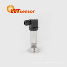 Food Geade Sannitary Pressure Sensor 4-20mA SS316L SS304 Material Ex-Proof Pressure Sensor